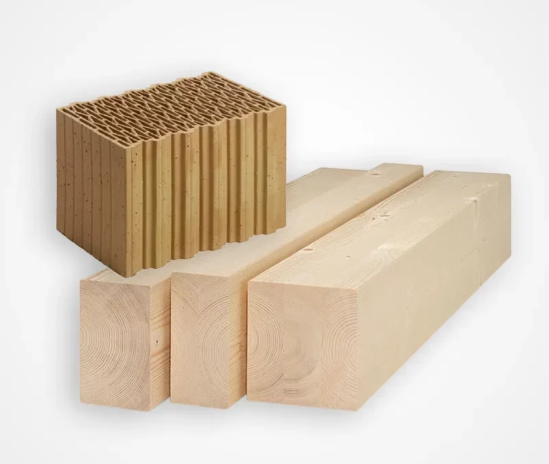 Mit Holz oder Stein bauen?